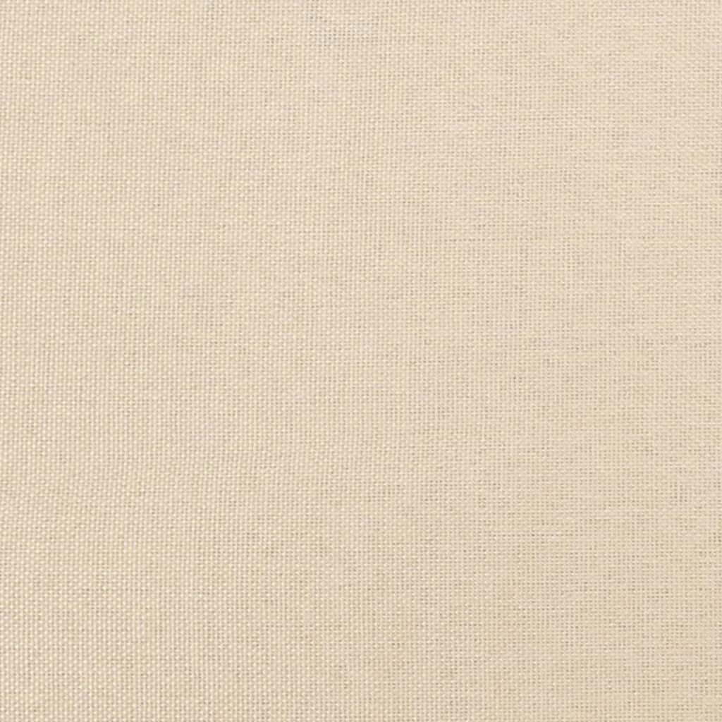 Galvūgalis su auselėmis, kreminis, 183x23x118/128cm, audinys