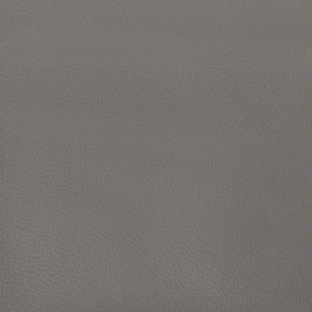 Galvūgalis su auselėmis, pilkas, 147x23x118/128cm, dirbtinė oda