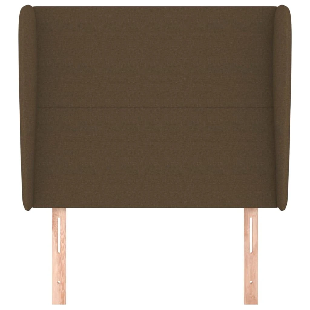 Galvūgalis su auselėmis, rudas, 103x23x118/128cm, audinys