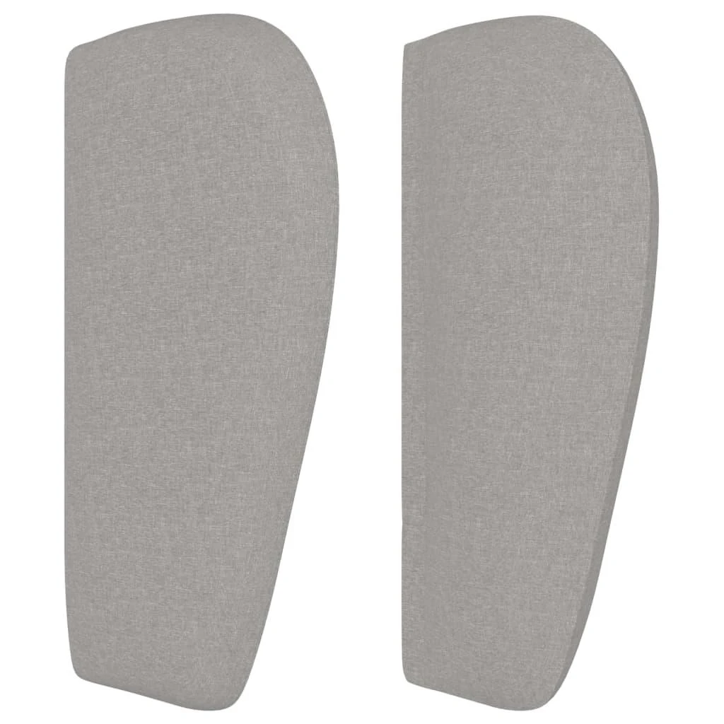Galvūgalis su auselėmis, šviesiai pilkos,83x23x78/88cm, audinys