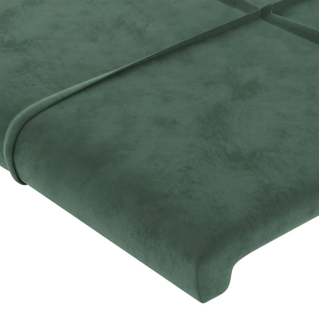 Galvūgalis su auselėmis, tamsiai žalia,203x23x78/88cm, aksomas