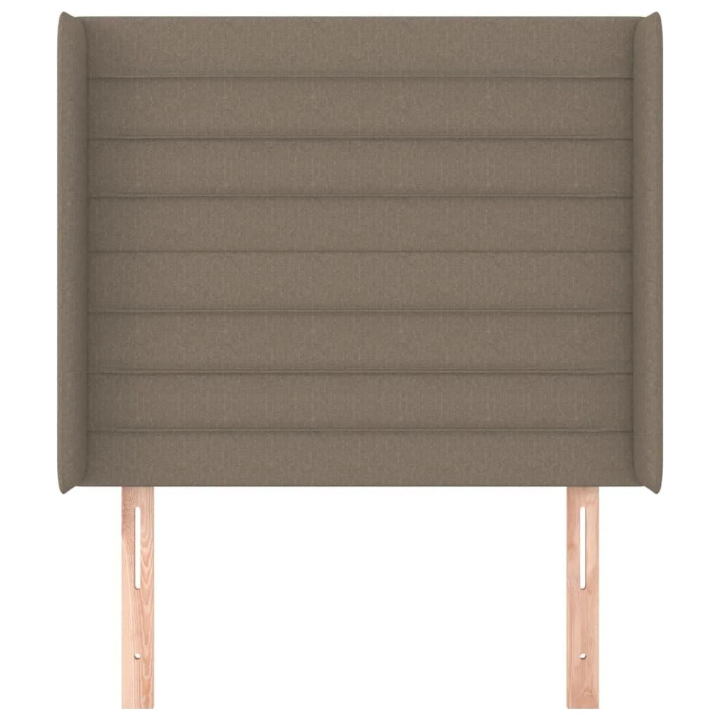 Galvūgalis su auselėmis, taupe, 103x16x118/128cm, audinys