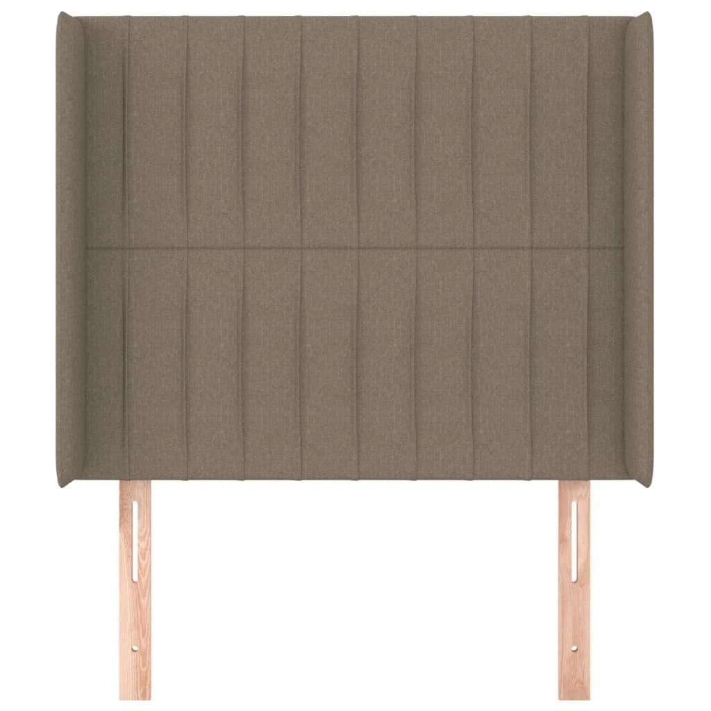 Galvūgalis su auselėmis, taupe, 103x16x118/128cm, audinys