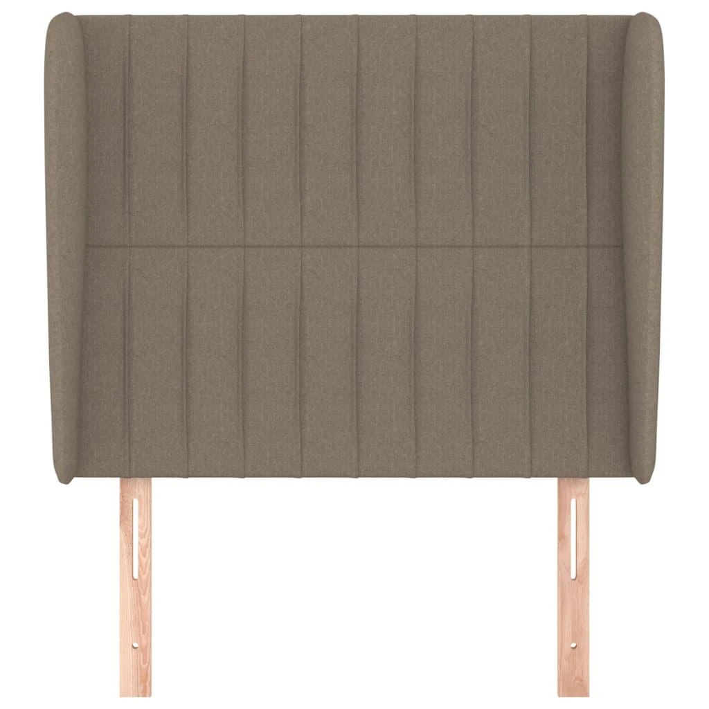 Galvūgalis su auselėmis, taupe, 103x23x118/128cm, audinys