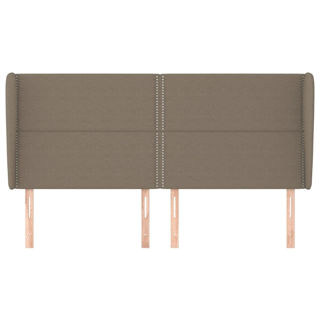 Galvūgalis su auselėmis, taupe, 183x23x118/128cm, audinys
