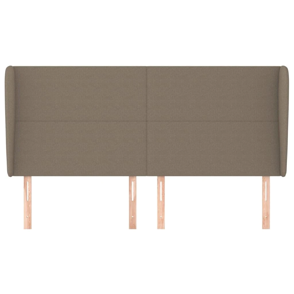 Galvūgalis su auselėmis, taupe, 183x23x118/128cm, audinys