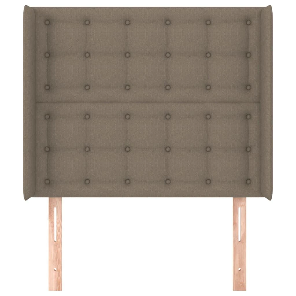 Galvūgalis su auselėmis, taupe, 83x16x118/128cm, audinys