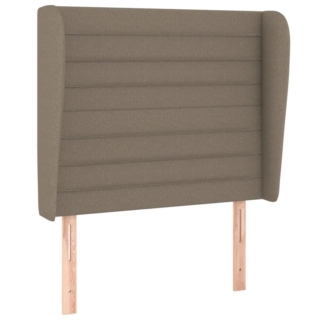 Galvūgalis su auselėmis, taupe, 83x23x118/128cm, audinys