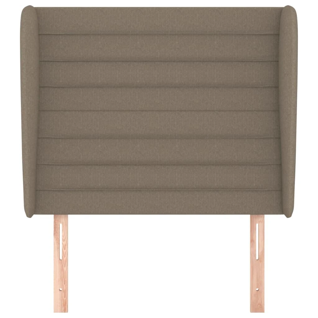 Galvūgalis su auselėmis, taupe, 83x23x118/128cm, audinys
