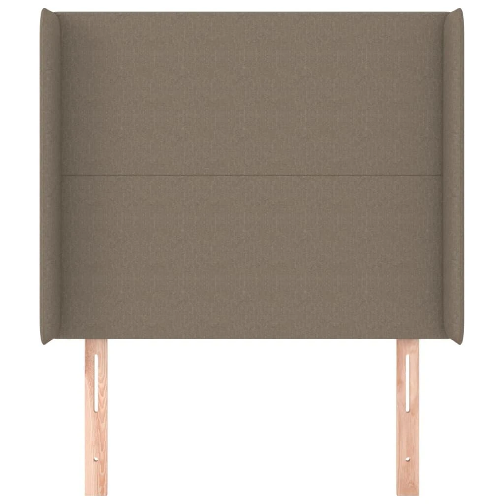 Galvūgalis su auselėmis, taupe, 93x16x118/128cm, audinys