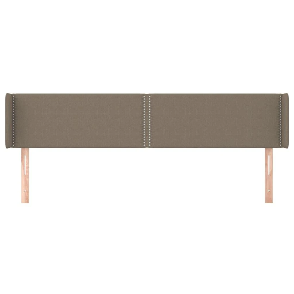 Galvūgalis su auselėmis, taupe spalvos,183x16x78/88cm, audinys