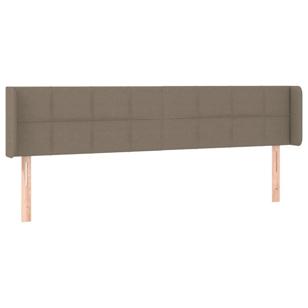 Galvūgalis su auselėmis, taupe spalvos,203x16x78/88cm, audinys