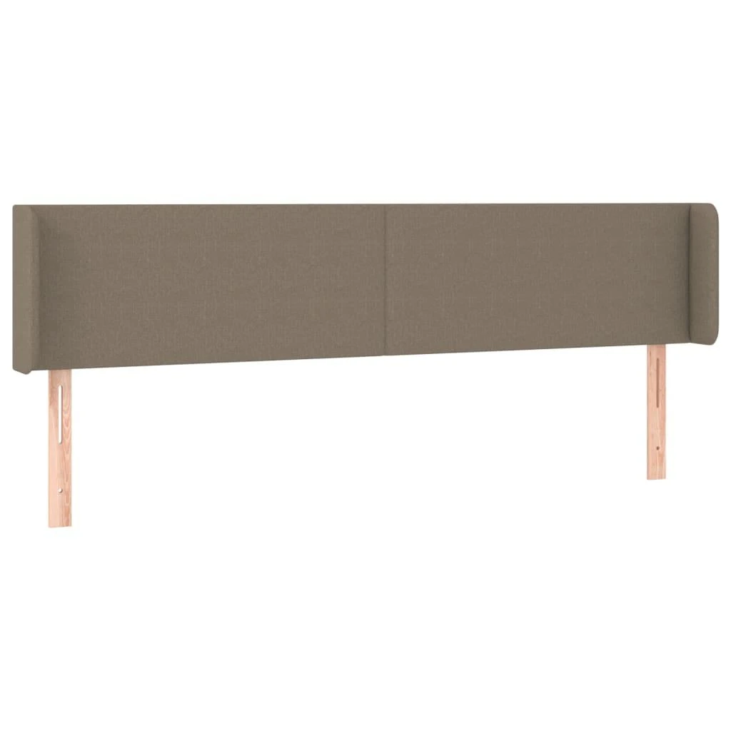Galvūgalis su auselėmis, taupe spalvos,203x16x78/88cm, audinys