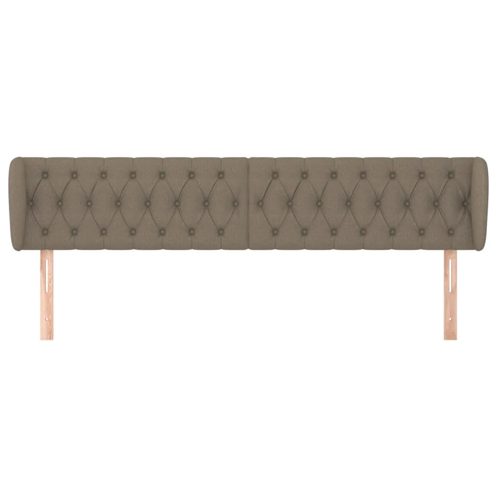 Galvūgalis su auselėmis,taupe spalvos,203x23x78/88 cm, audinys
