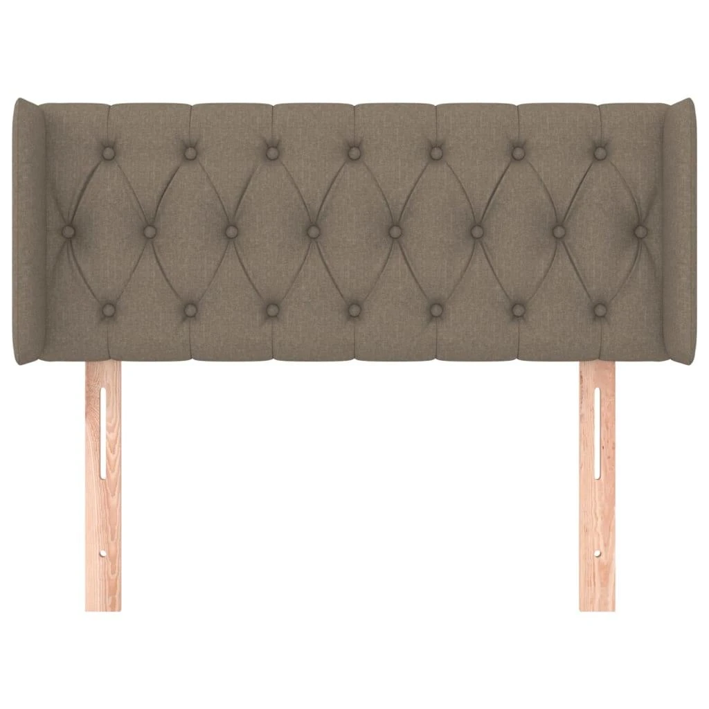 Galvūgalis su auselėmis,taupe spalvos,93x16x78/88cm, audinys