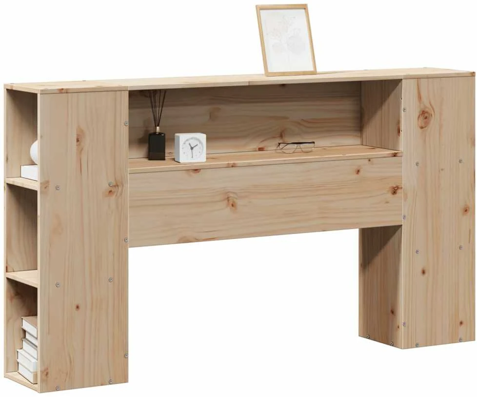Galvūgalis su daiktų laikymo vieta, 135cm, pušies masyvas
