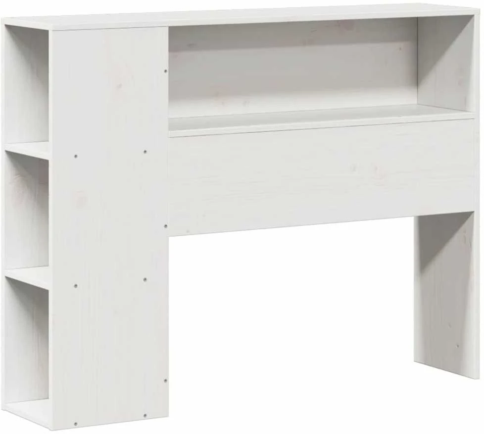 Galvūgalis su daiktų laikymo vieta, baltas, 75cm, pušis