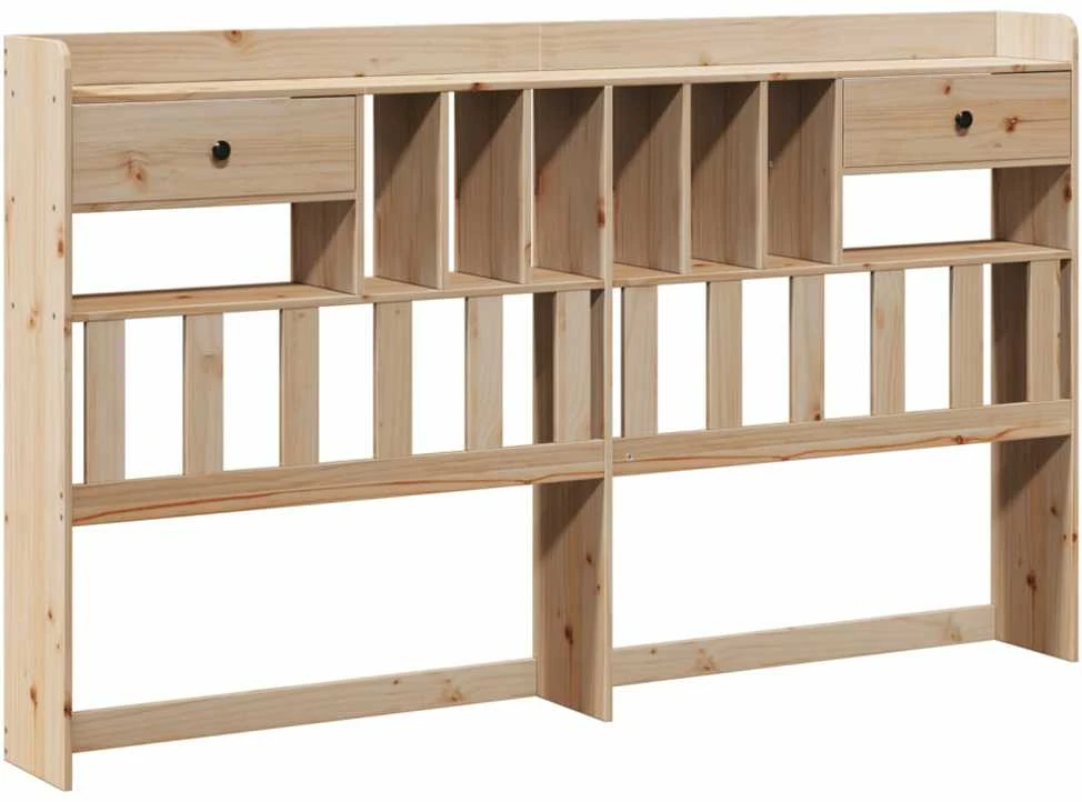 Galvūgalis su daiktų laikymo vieta, rudas, 75cm, pušis