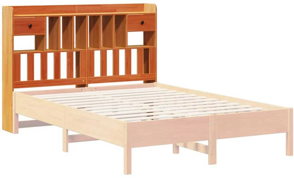 Galvūgalis su daiktų laikymo vieta, rudas, 150cm, pušis