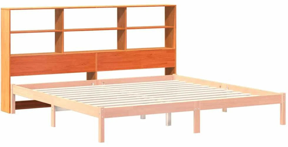 Galvūgalis su daiktų laikymo vieta, rudas, 180cm, pušis