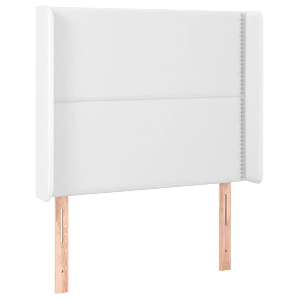 Galvūgalis su LED, baltos spalvos, 103x16x118/128 cm
