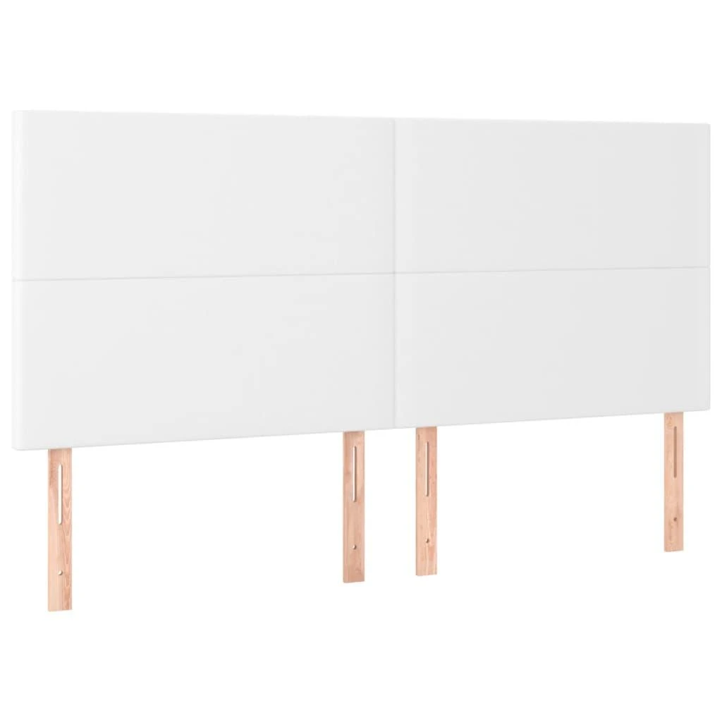 Galvūgalis su LED, baltos spalvos, 200x5x118/128 cm