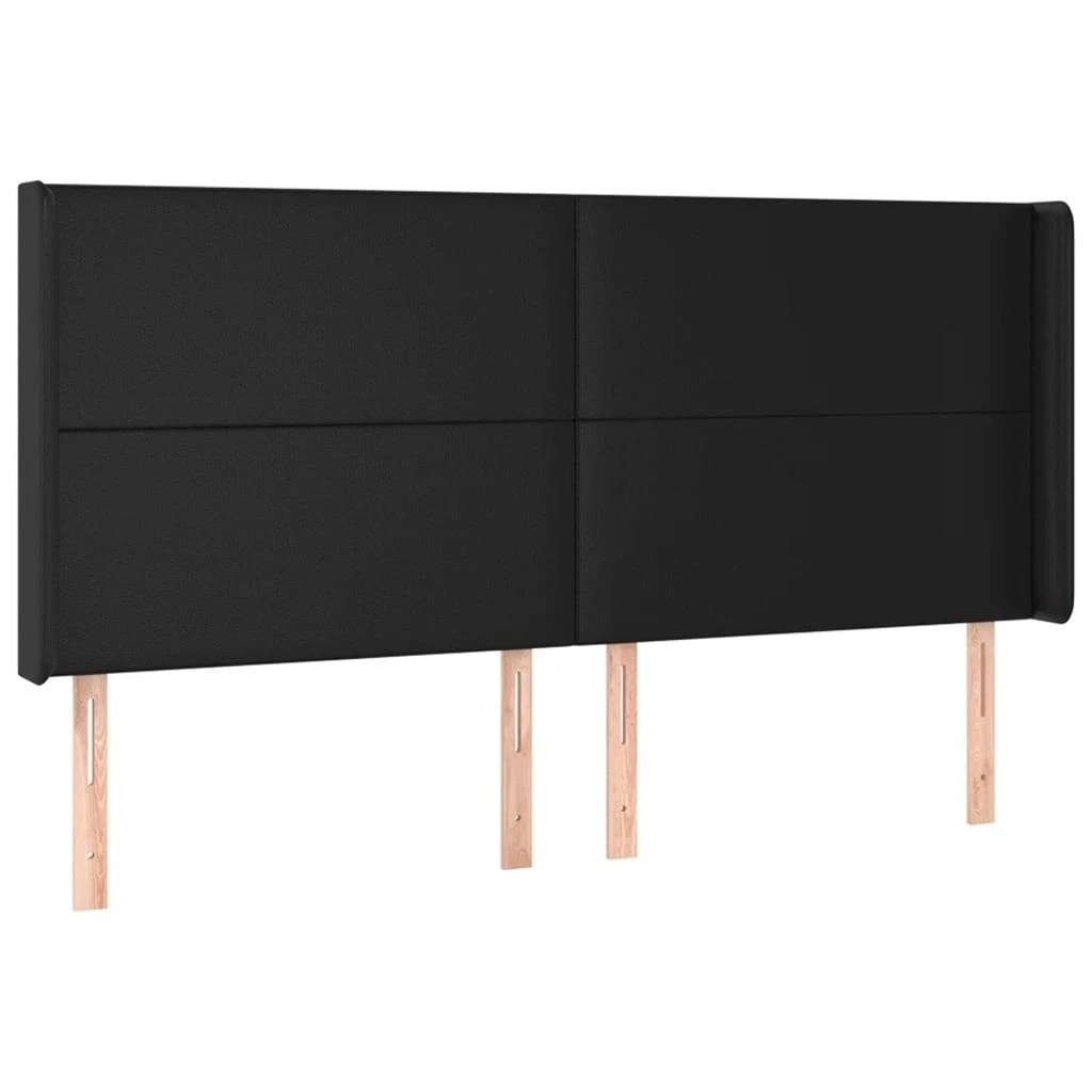 Galvūgalis su LED, juodos spalvos, 183x16x118/128 cm