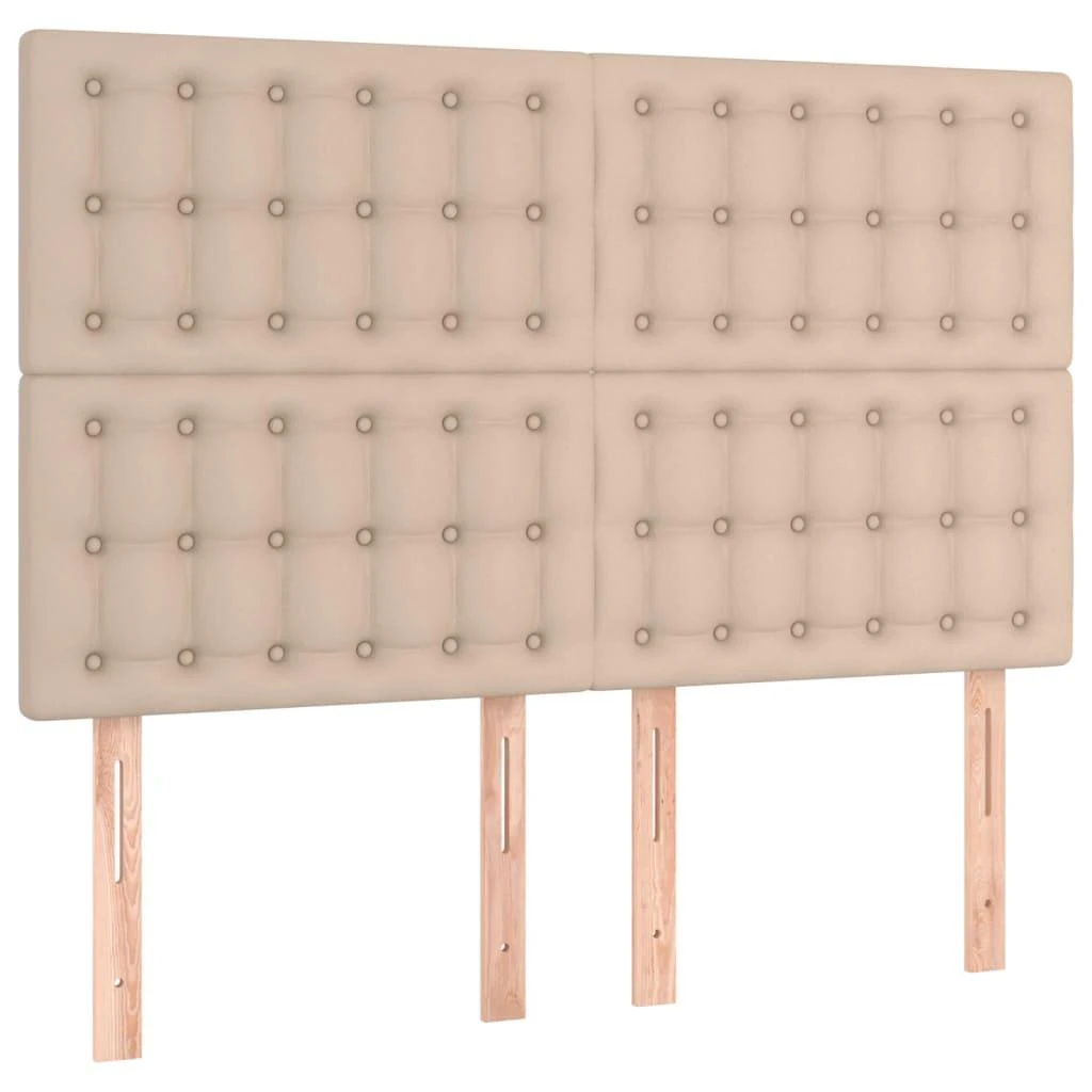 Galvūgalis su LED, kapučino spalvos, 144x5x118/128cm