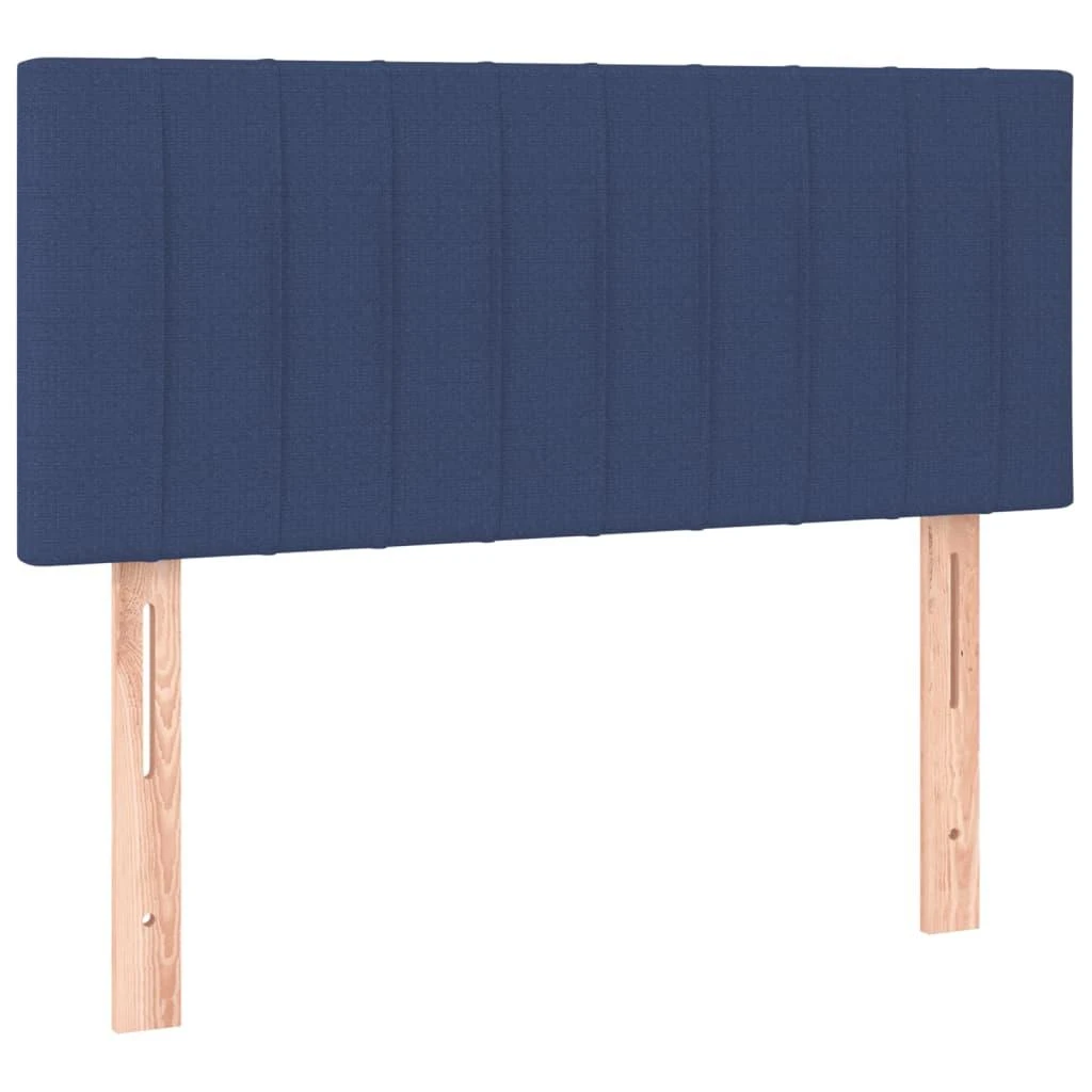 Galvūgalis su LED, mėlynos spalvos, 100x5x78/88cm, audinys