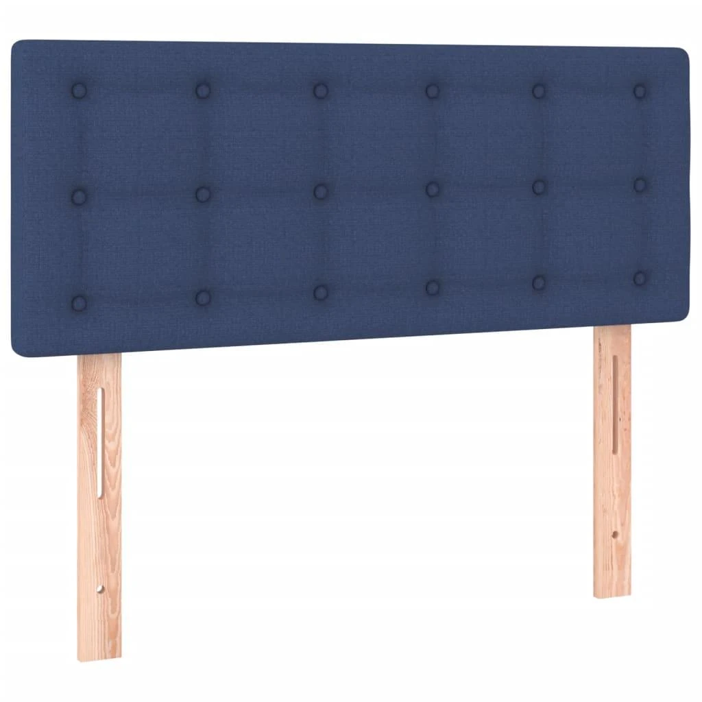 Galvūgalis su LED, mėlynos spalvos, 80x5x78/88cm, audinys