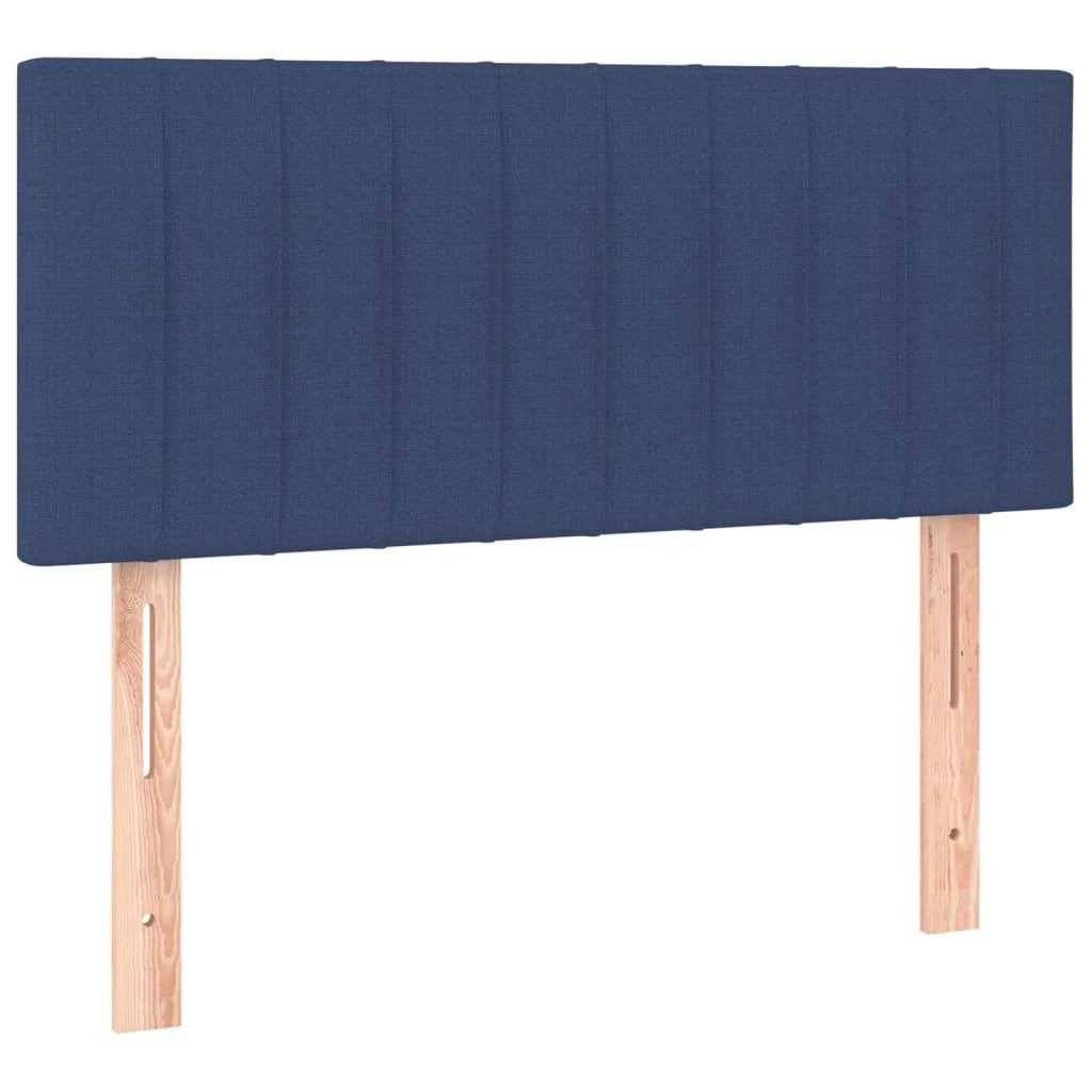 Galvūgalis su LED, mėlynos spalvos, 90x5x78/88cm, audinys