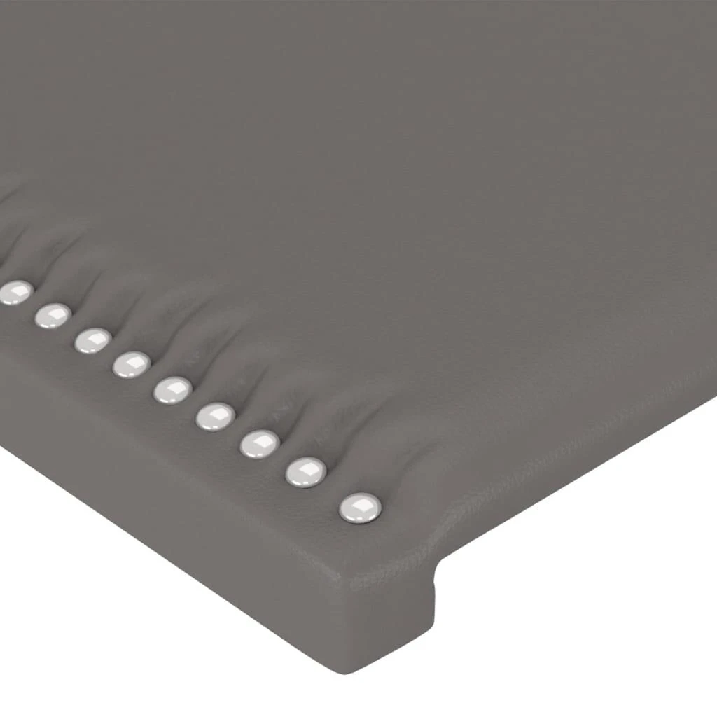 Galvūgalis su LED, pilkos spalvos, 203x16x118/128 cm