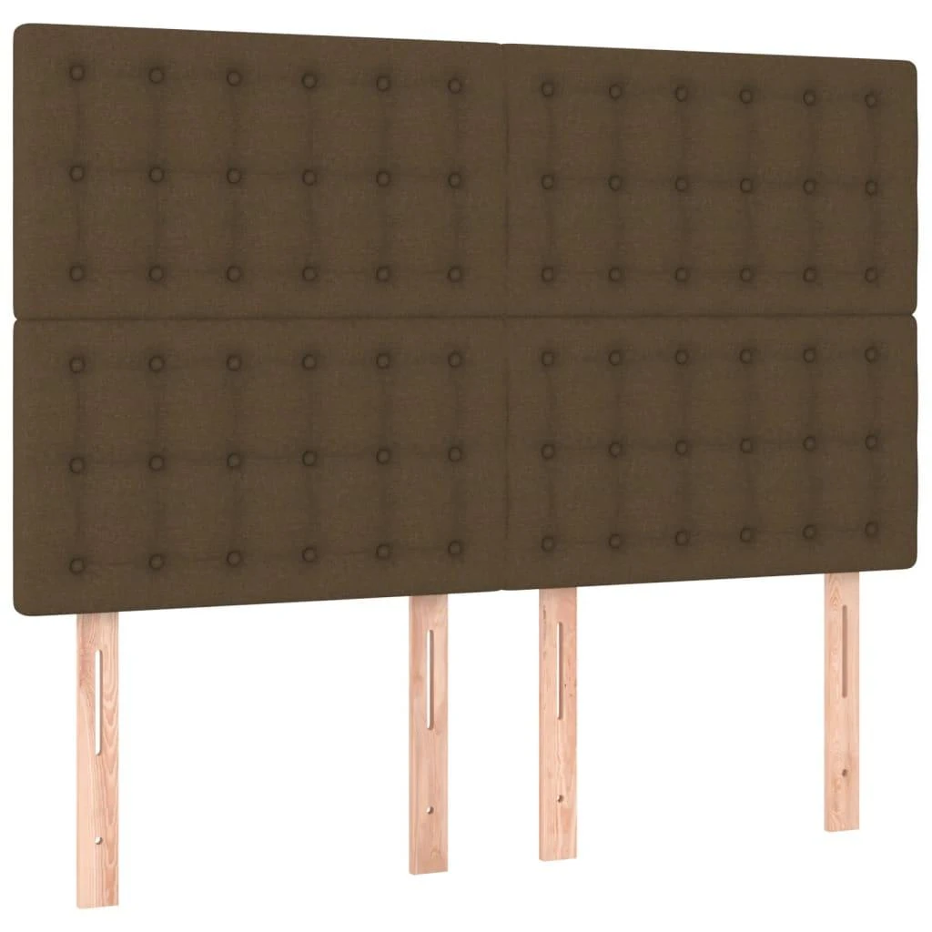 Galvūgalis su LED, tamsiai rudos spalvos, 144x5x118/128cm