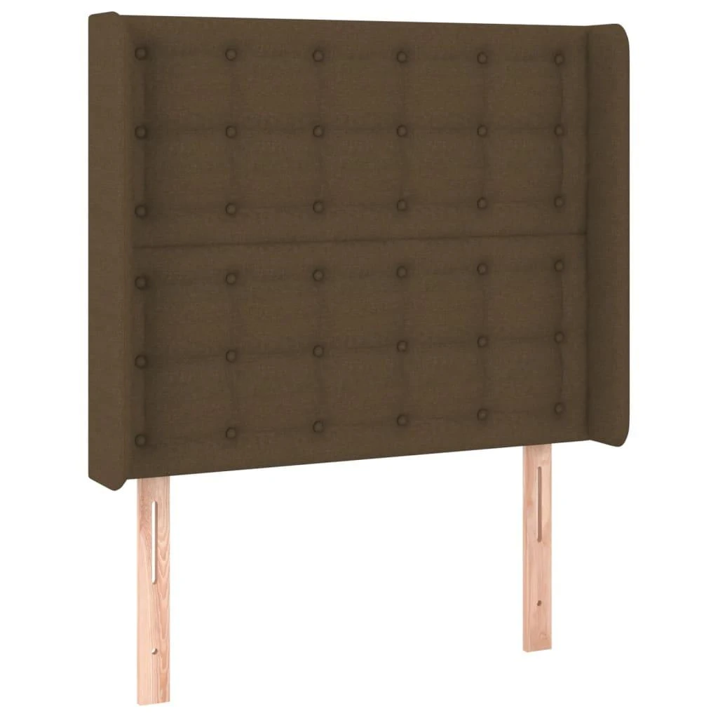 Galvūgalis su LED, tamsiai rudos spalvos, 93x16x118/128cm