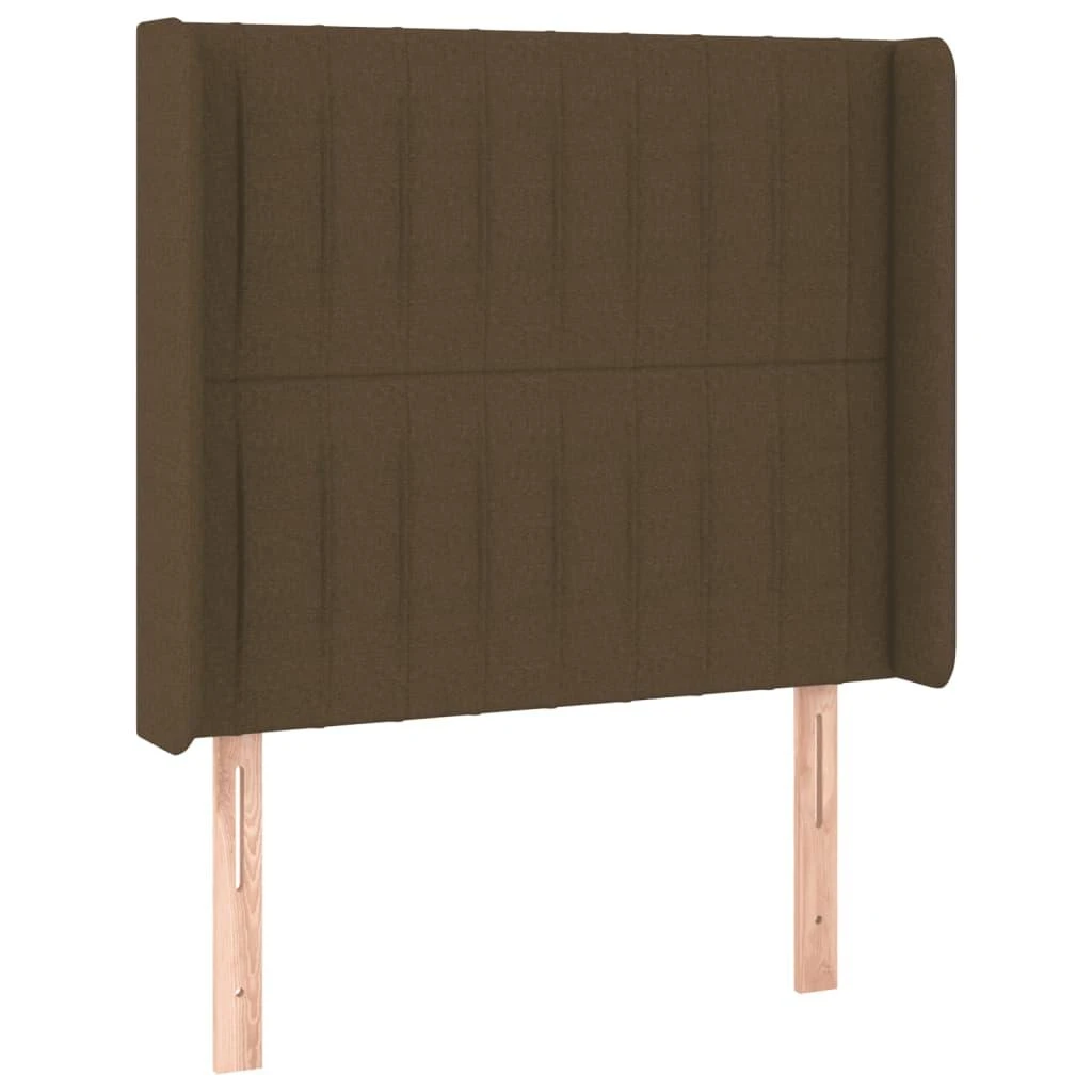 Galvūgalis su LED, tamsiai rudos spalvos, 83x16x118/128cm