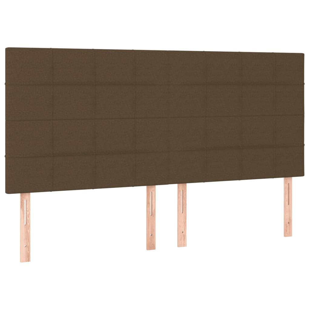 Galvūgalis su LED, tamsiai rudos spalvos, 180x5x118/128cm