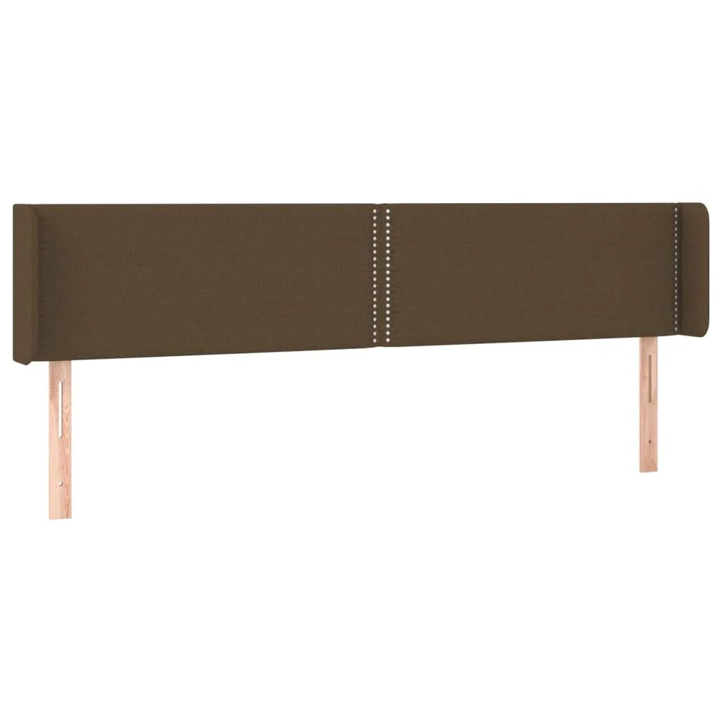 Galvūgalis su LED, tamsiai rudos spalvos, 183x16x78/88cm