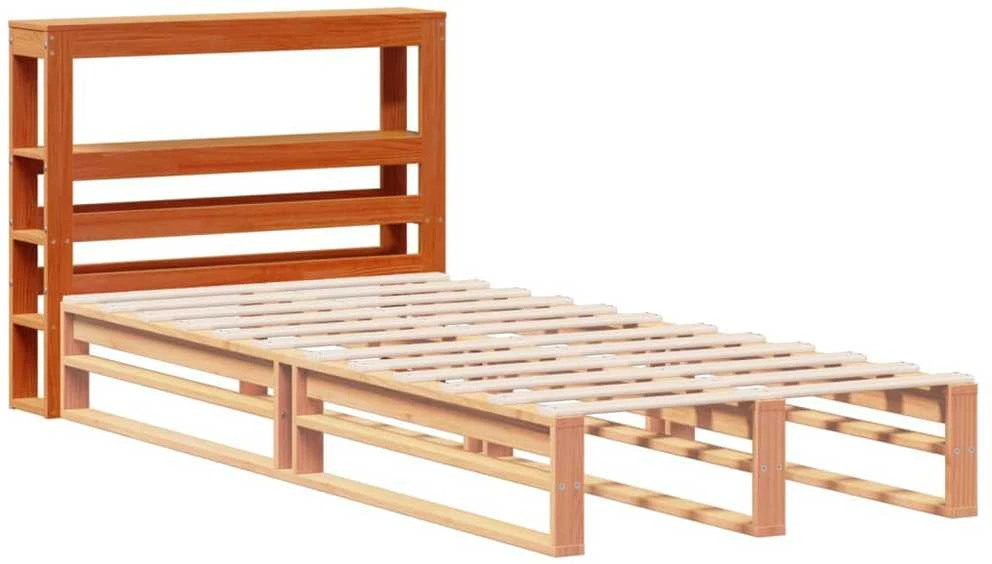 Galvūgalis su lentynomis, rudos, 75cm, pušies medienos masyvas