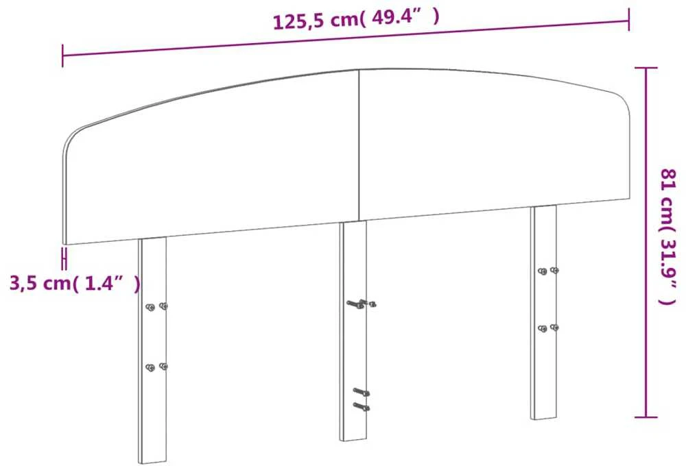 Galvūgalis, vaško rudos spalvos, 120cm, pušies medienos masyvas
