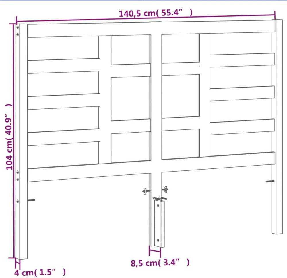 Galvūgalis, vaško rudos spalvos, 135cm, pušies medienos masyvas