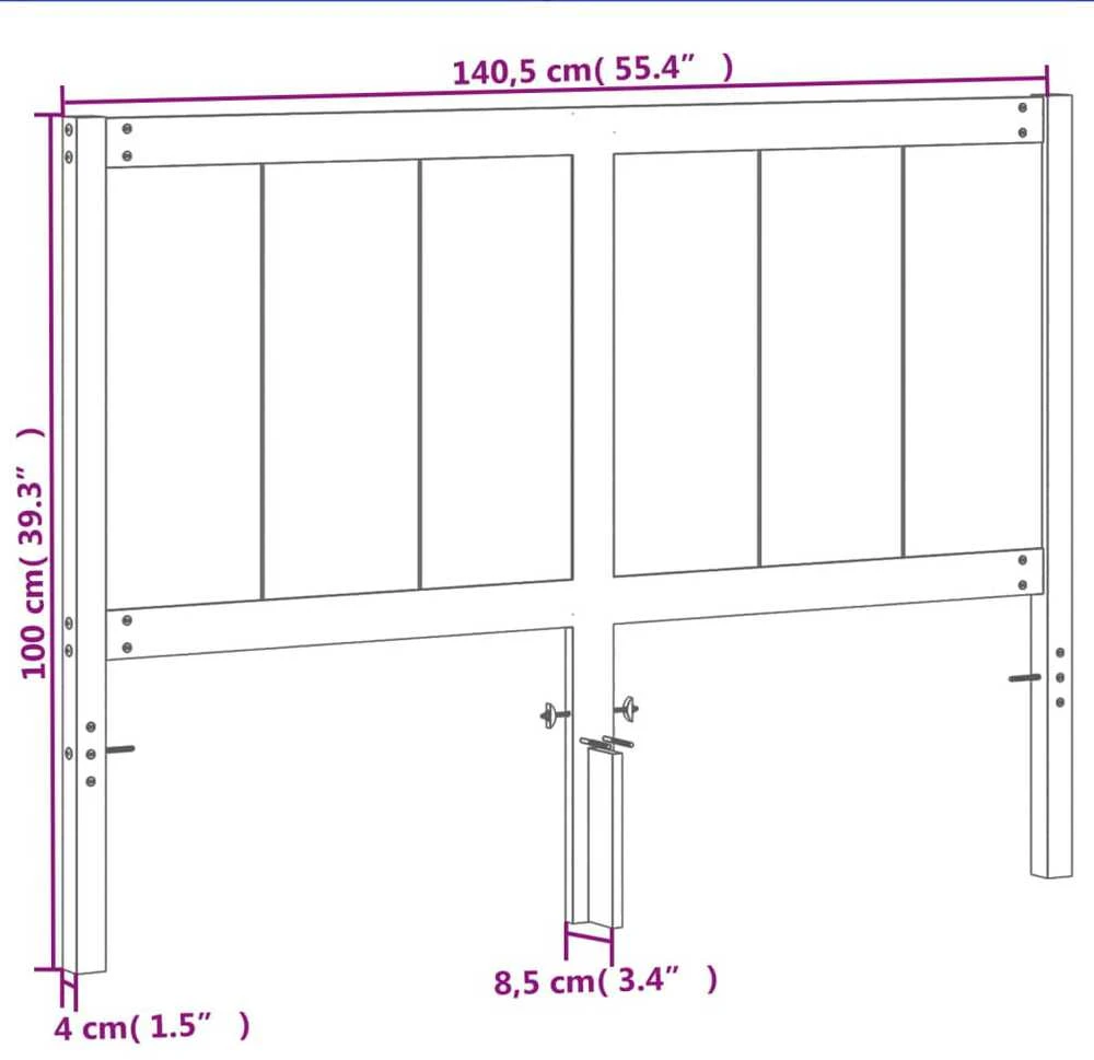 Galvūgalis, vaško rudos spalvos, 135cm, pušies medienos masyvas