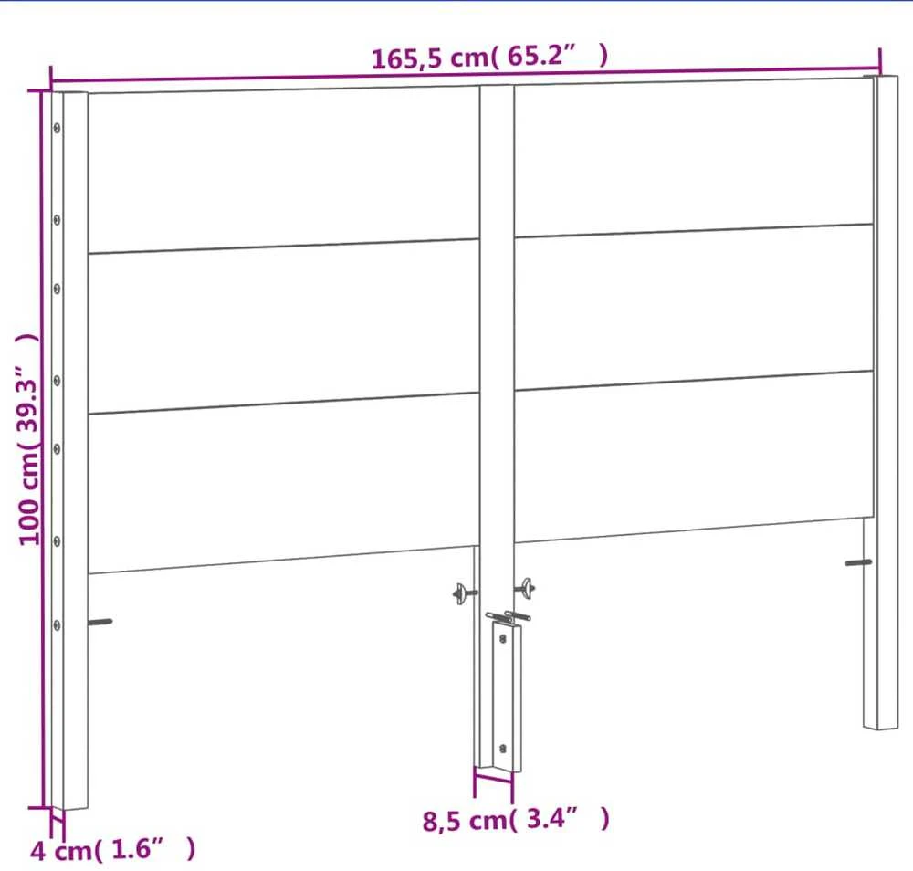Galvūgalis, vaško rudos spalvos, 160cm, pušies medienos masyvas
