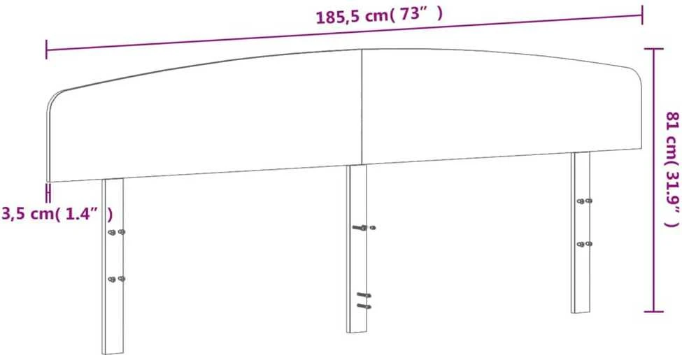 Galvūgalis, vaško rudos spalvos, 180cm, pušies medienos masyvas