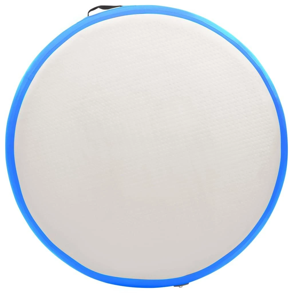 Gimnastikos kilimėlis su pompa, mėlynas, 100x100x10cm, PVC