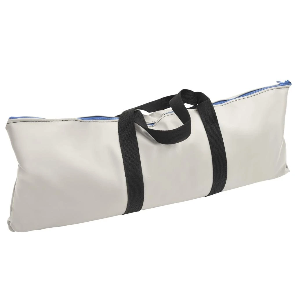 Gimnastikos kilimėlis su pompa, mėlynas, 100x100x20cm, PVC