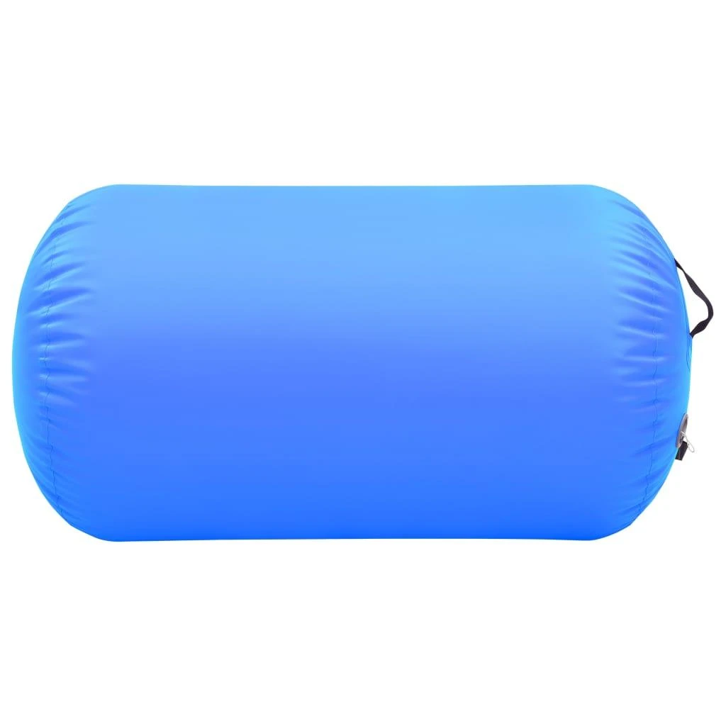 Gimnastikos ritinys su pompa, mėlynas, 100x60cm, PVC