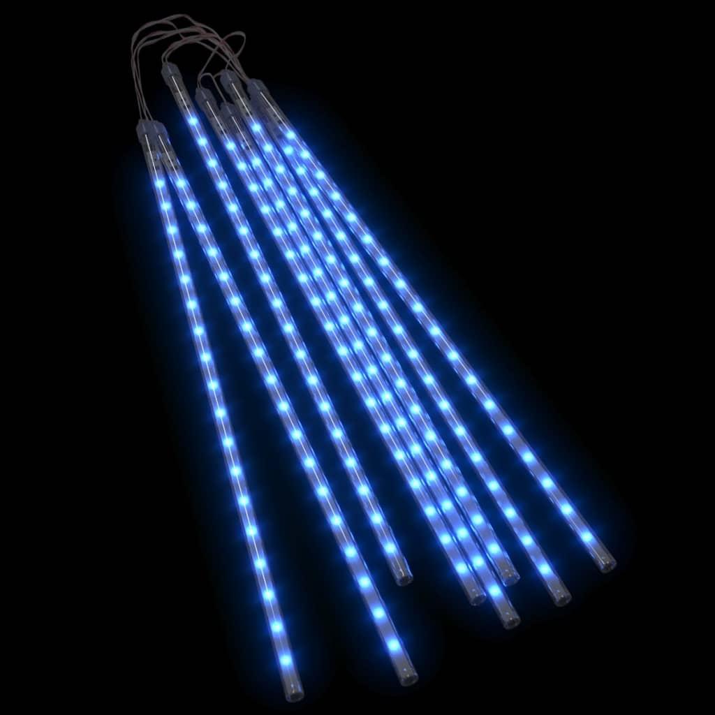 Girlianda meteorų lietus, 8vnt., 50cm, 288 mėlynos LED lemputės