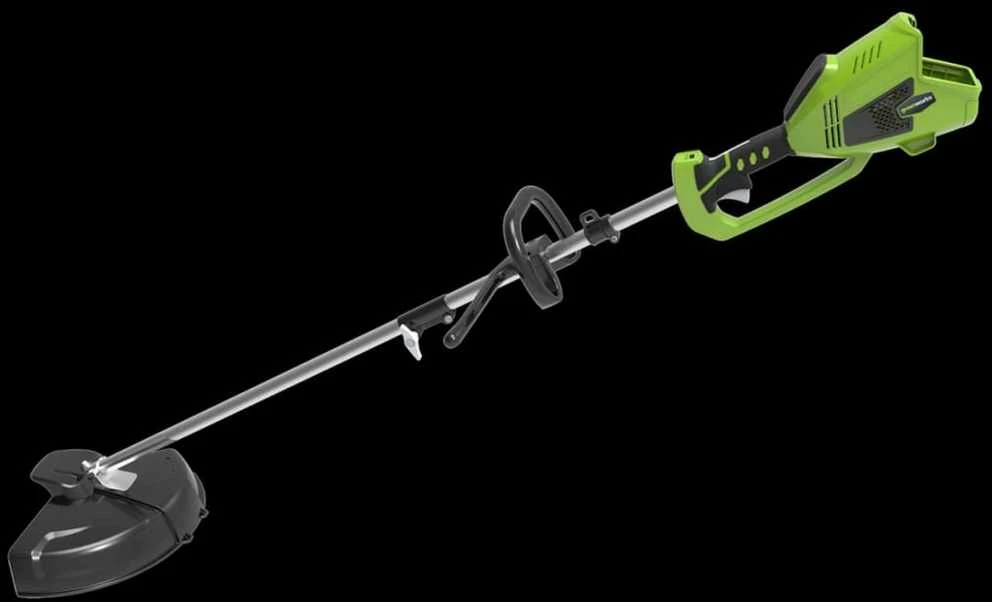 Greenworks styginė žoliapjovė ir krūmapjovė viename 40V GD40BCK4 (su 4Ah akumuliatoriumi)