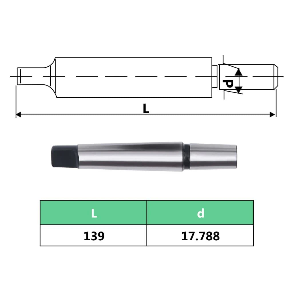 Greito atleidimo grąžto griebtuvas, MT3-B18 su 16mm suspaudimu