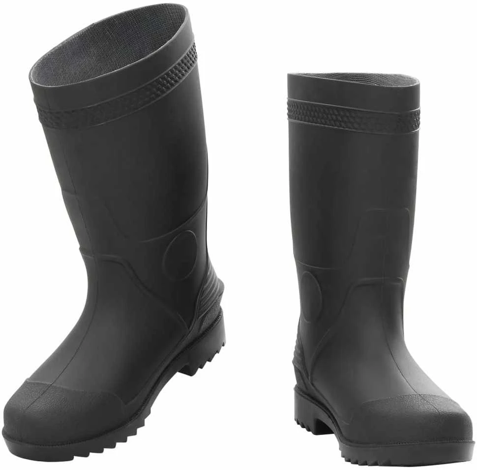 Guminiai batai, juodos spalvos, PVC, 39 dydžio